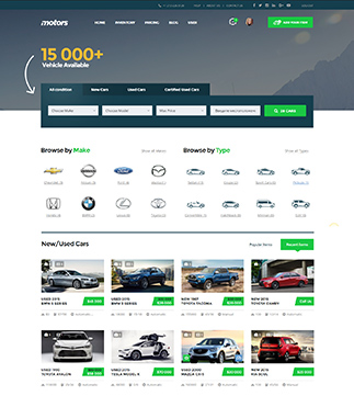 Website listing mobil